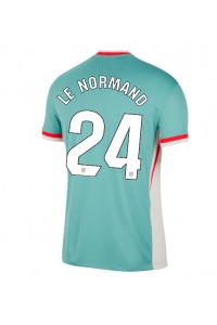 Atletico Madrid Robin Le Normand #24 Voetbaltruitje Uit tenue 2024-25 Korte Mouw